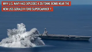 #USNavy has detonated a 20-tonne bomb next to #GeraldRFord supercarrier as part of Shock Trial !