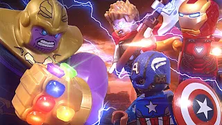 LEGO Avengers: Endgame Battle - Iron Man Captain America and Thor vs Thanos