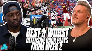 The Best And Worst Defensive Back Plays Of The NFL's Week 2 With Darius Butler