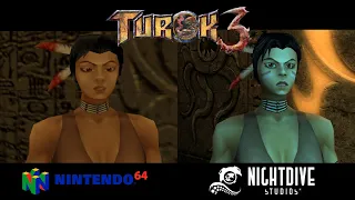Turok 3 Shadow of Oblivion - Remastered Cutscenes Comparison