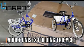 Adult Unisex Folding Tricycle