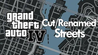 GTA IV Beta - Cut/Renamed Streets