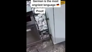 Angry German language