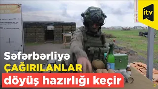 Rusiyada səfərbərliyə çağırılanlar döyüş hazırlığı keçir