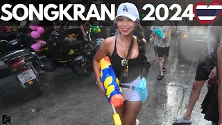 [4K] 💦 SONGKRAN 2024 PATTAYA | SOI6 | Water Festival Thailand | No Talk