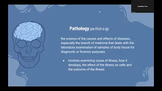 3/17/2024 Youth in Pre Med -- Pathology of the Diseased Brain