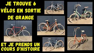 Vélos Vintage Sortie de Grange  Motobécane Peugeot Talbot Cycles Gitane & Vélo Pliant Marcella 🚴‍♀️