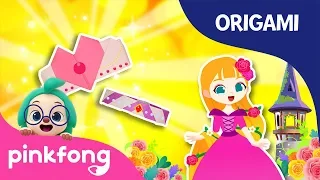 Rapunzel’s Bracelete | Pinkfong Origami | Origami and Songs | Pinkfong Crafts for Children