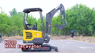 The most cost effective 2 ton mini excavator