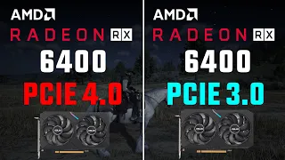 RX 6400 PCIE 4.0 vs PCIE 3.0 Test in 8 Games