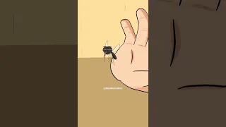 When/you're finally asleep Mosquito be like #short #animation #youtubeshort