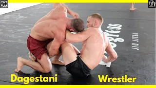 Dagestani Wrestler Grappling at Phuket Grappling Academy in Thailand