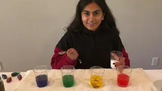 Rainbow in a Jar Density Experiment