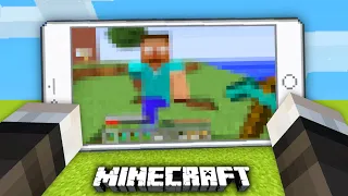 Zagrałem w MINECRAFT w MINECRAFT! *działający telefon*