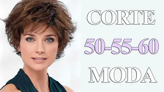 CORTE DE PELO 2022 PARA MUJERES 50+55+60+...75 AÑOS (CORTES 2022 PIXIE BOB/CORTO) MODA PARA MUJERES