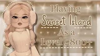 Playing Sunset Island As A Level 2800+