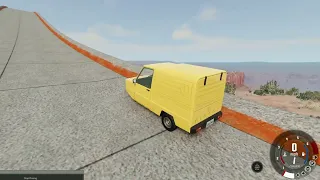 BEAMNG  MOUNTAIN BIG JUMP  V I P RAMPS BEST CARS VIKKI GAMER