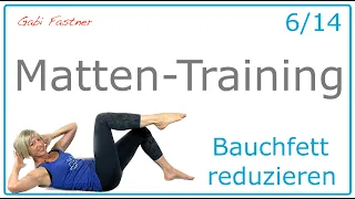 6/14❗️26 min. Mattentraining Körpermitte und SixPack | ohne Geräte