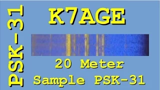 Sample of 20 Meter Activity for PSK31 Introduction Video