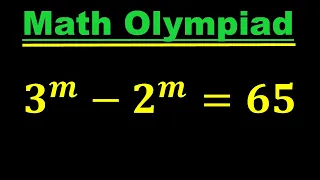 Math Olympiad | How to solve for "m" in this math problem?  @MathOlympiad0