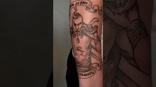 Tattoo Ukraine/tattoo Cossack/war/патріотичне тату/тату козак /татувійна/україна