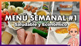 💚 Menú SEMANAL Saludable y Económico #1 🕒 Ahorra TIEMPO, DINERO y Come MÁS SANO 👍 Meal Prep Español