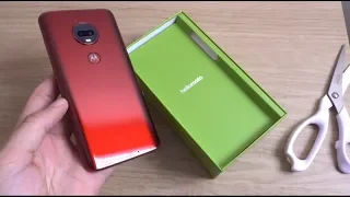 Moto G7 Plus Red - Unboxing!