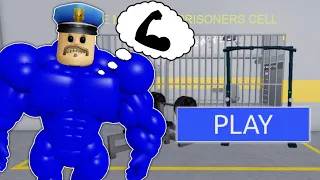 NEW MUSCLE BARRY MODE IN BARRY PRISON RUN! roblox scary obby