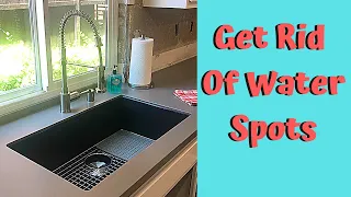 Quick Tip Tuesday: How To Clean Your Composite Granite or Quartz Kitchen Sink; Bonus Copper Sink Tip