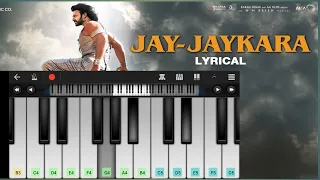 walk band piyano song Bahubali 2 # jai jai kara#cover 🎵