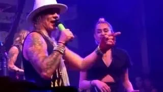 STEEL PANTHER MILEY CYRUS BILLY RAY CYRUS HOUSE OF BLUES SUNSET 8/3/2015