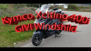 Kymco Xciting 400i Givi Windshild Ветровое стекло Givi