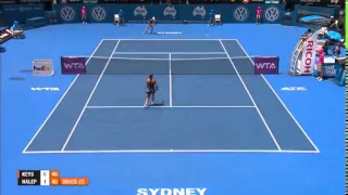 Madison Keys v Simona Halep Highlights, 2014 Apia International Sydney