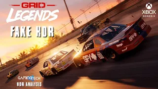 GRID Legends - Fake / Broken HDR - Xbox Series