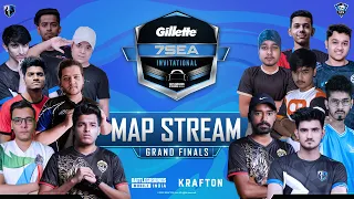 | MAP STREAM | Gillette 7Sea Invitational by Skyesports | BGMI Grand Finals | Day 1 | ft. GODL SOUL