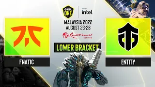 Dota2 - Fnatic vs Entity - Game 1 - ESL One - Malaysia 2022 - Lower Bracket