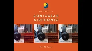 Headphone bluetooth murah berkualitas 100 ribuan Sonicgear airphone 3