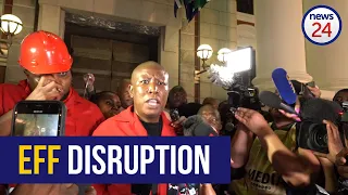 WATCH | EFF members walk out of Parliament as speaker stands firm that the show must go on