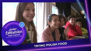 Tasting Polish food with 🇵🇱🇲🇰🇮🇪🇧🇾🇪🇸!