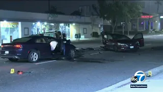 Woman killed in possible street racing crash in Pomona