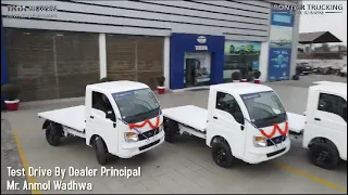 tata ace ev. vehicle delivery #frontier trucking manegao # tata ace # electric vehicle #tata motors