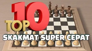 10 pembukaan catur dengan skakmat Tercepat | No 10 paling keren 👌