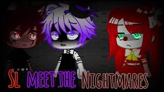 Sister location meet the Nightmares// FNAF 4// Gacha club