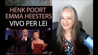 Voice Teacher Reaction to Emma Heesters & Henk Poort - Vivo Per Lei | Beste Zangers 2019