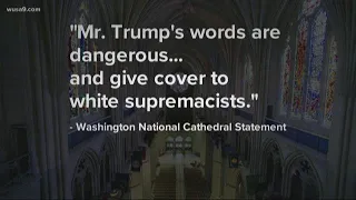 National Cathedral sends message to President Trump