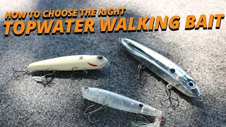 How to Choose the Right Topwater Walking Bait