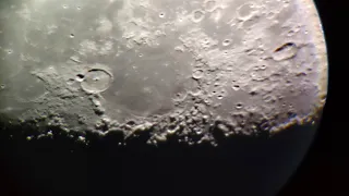 MOON in Telescop 336X Online ЛУНА ВИД В ТЕЛЕСКОП 04.2020 Subtitles translation