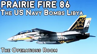 The US Navy Bombs Libya - Prairie Fire 86 - Animated