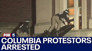 NYPD moves in, Columbia protesters arrested