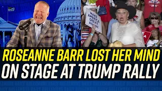 Roseanne Barr Gave LUNATIC SPEECH at Trump Rally - Repeatedly Screamed "KILL THE BULL!"